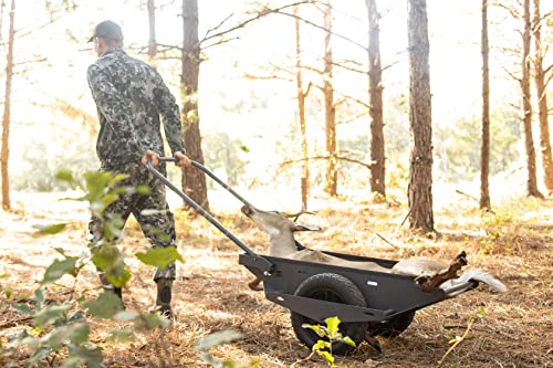 Gray Fox Heavy Duty Game Cart Hauler for Hunting Equipment Gray