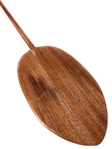 Tikimaster Hokulea Blonde Koa Paddle 60" Straight Shaft Made in Hawaii