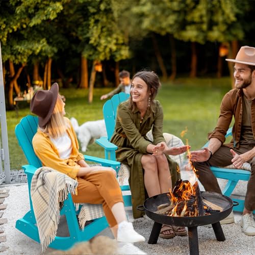 YITAHOME Outdoor Rocking Adirondack Chair Set of 4 Green