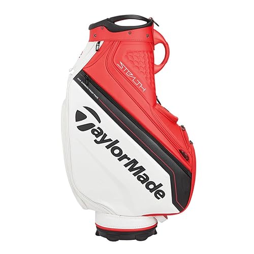 TaylorMade 2023 Stealth 2 Tour Staff Bag Red & Black