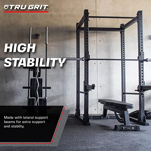 TG TRU GRIT Fitness Flat Foot Dynamic Rack Black