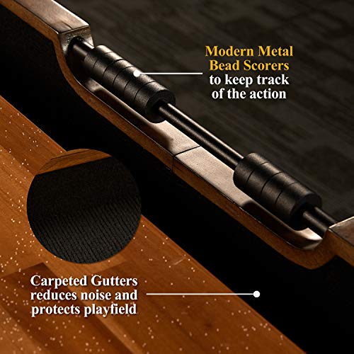 Barrington Billiards Urban Clyborne Shuffleboard Table Brown/Gray