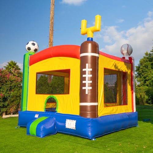 HERO KIDDO Sports Commercial Grade Bounce House with Blower