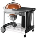 Weber Performer Deluxe Charcoal Grill 22-Inch Touch-N-Go Gas Ignition System Copper