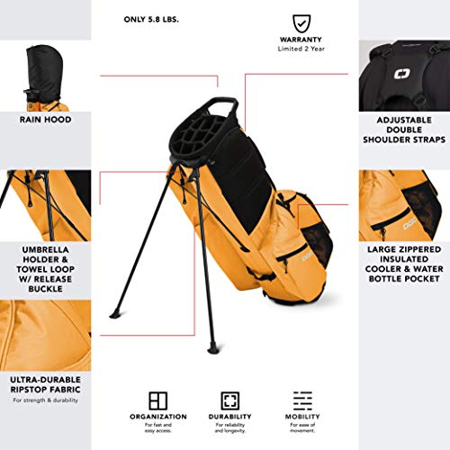 OGIO 2020 Convoy SE Stand Bag Mustard