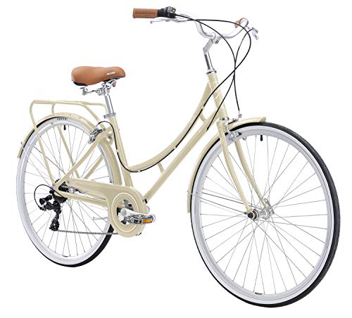 FIRTH SPORTS Nadine SE Women's Aluminum Step-Thru City Bike Vanilla