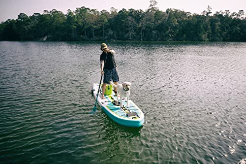 BOTE Rackham Aero Inflatable Stand Up Fishing Paddle Board Full Trax Jade