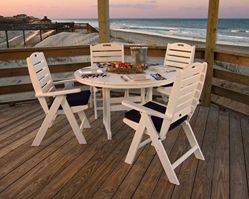 Polywood Nautical Dining Set Slate Grey