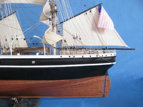 Handcrafted Nautical Decor Hampton Nautical Star of India Model Ship 50" Fully Assembled