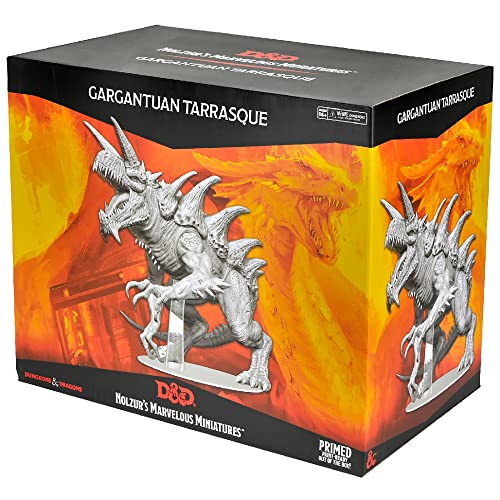 Dungeons & Dragons Nolzur's Marvelous Miniatures Gargantuan Tarrasque Unpainted Figure Gray