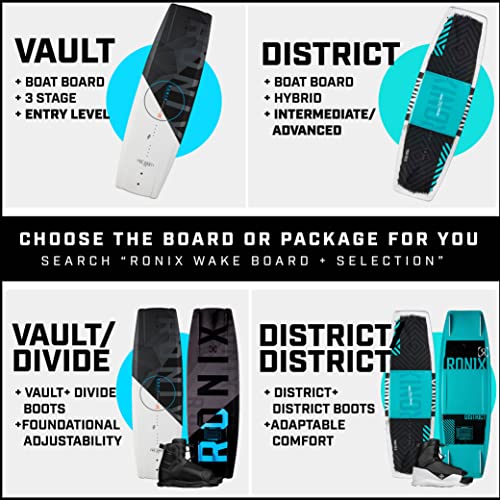 Ronix Vault Textured Wakeboard White/Black