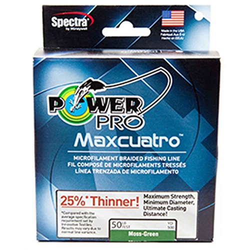 POWER PRO MAXCUATRO 100LB 3000 YRDS Moss Green