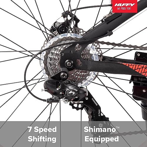 Huffy Maunga Mens Fat Tire Bike Black and Red