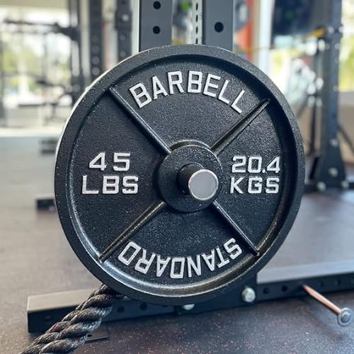 NEXO Fitness Steel Olympic Plates 265lb Set Black