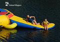 Island Hopper Gator Monster Tail Water Trampoline Bouncer Slide Yellow