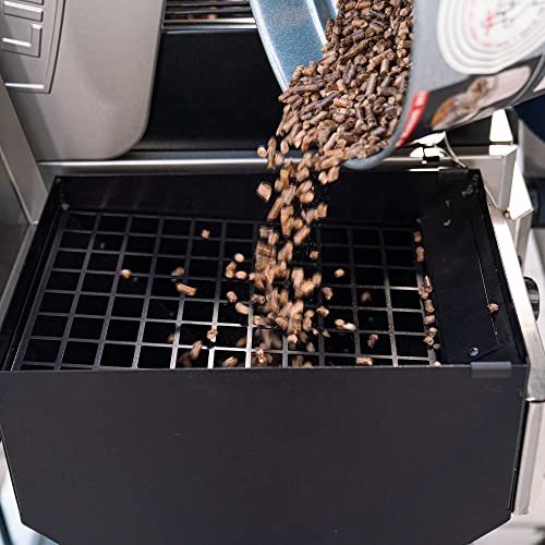 Lifetime Gas Grill and Wood Pellet Smoker Combo with WiFi and Bluetooth Control Black & Silver