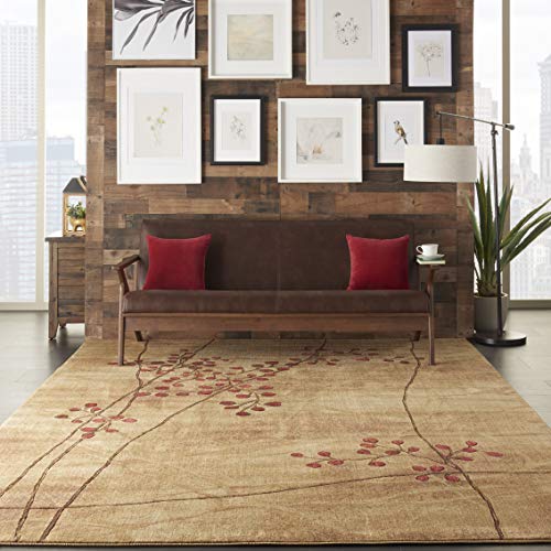 Nourison Somerset Rustic Area Rug 9'6" x 13' Latte