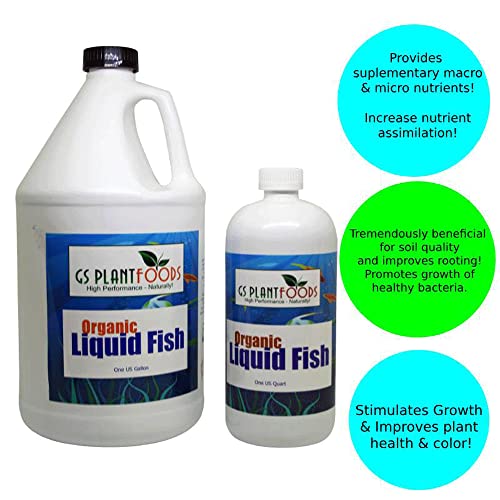 GS Plant Foods Liquid Fish Fertilizer OMRI Listed 275 Gallon