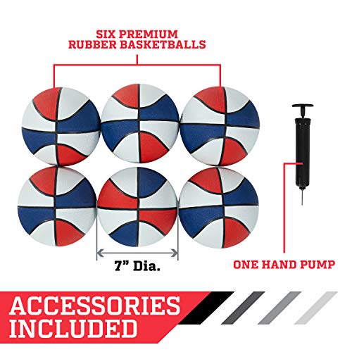 ESPN Indoor Basketball Arcade Game Premium Black/Red/White