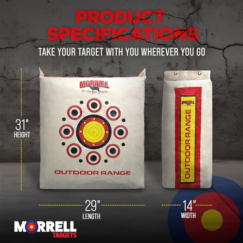 Morrell Outdoor Weatherproof Durable Field Point Archery Bag Target White