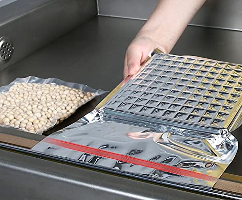 TECHTONGDA Chamber Vacuum Sealing Machine Stainless Steel Silver 15.7 Inch Sealing Length