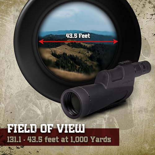 Sightmark Latitude 20-60x80 XD Spotting Scope First Focal Plane Mil-Radian Reticle 20-60x80 XD