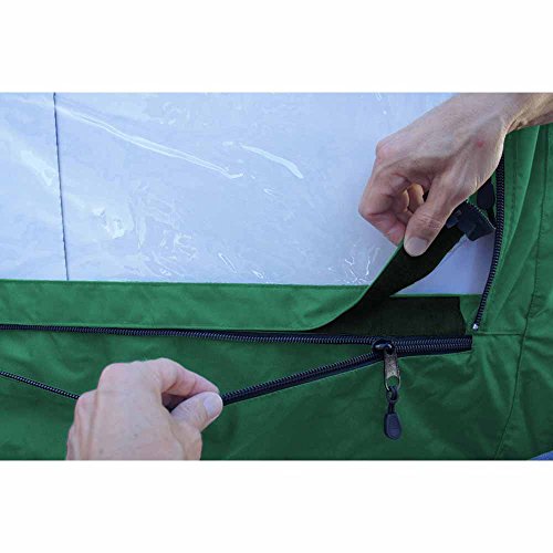 Greenline Eevelle USA Golf Cart Enclosure 2 Passenger Golf Car Cover Heavy Duty 300D Waterproof DS - Green