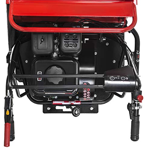 XtremepowerUS All-Terrain Track Barrow Gas Powered 6.5hp Utility Cart Red