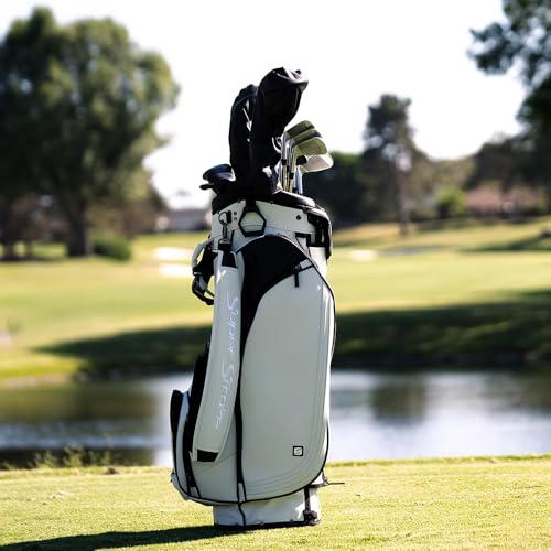 SuperStroke Golf Bag Hybrid for Men & Women, Easy to Carry, Light Weight & Durable, Black