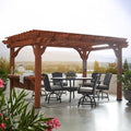 Backyard Discovery Ashland Cedar Wood Pergola Kit Medium Brown