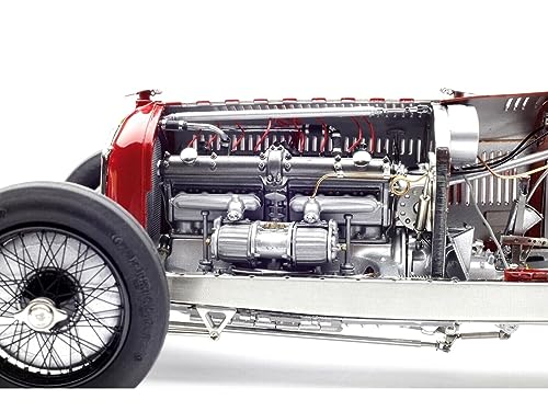 CMC M-226 Tipo B (P3) Red Cutoff Model 1/18 Diecast Car Limited Edition with Display Case