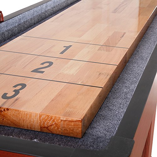 Hathaway Challenger Shuffleboard Table Dark Cherry Finish
