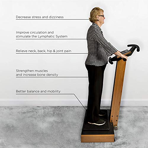 LifetimeVibe Whole Body Vibration Plate Cherrywood