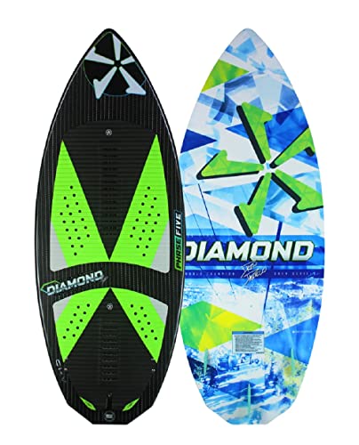 Phase Five Wakesurf Board Diamond Turbo 54" Diamond Graphic