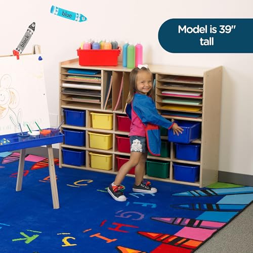 Children's Factory Angeles Value Line Kids Classroom Organizer Wooden