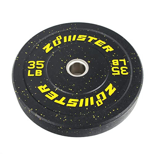 Zoomster 260LB Bumper Plate High Bounce Bumper Weight Plate Black Yellow White Green Blue Red
