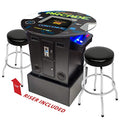 Creative Outdoor Distributor Full-Size Cocktail Arcade Machine 2 Player 412 Games 22" LCD Black