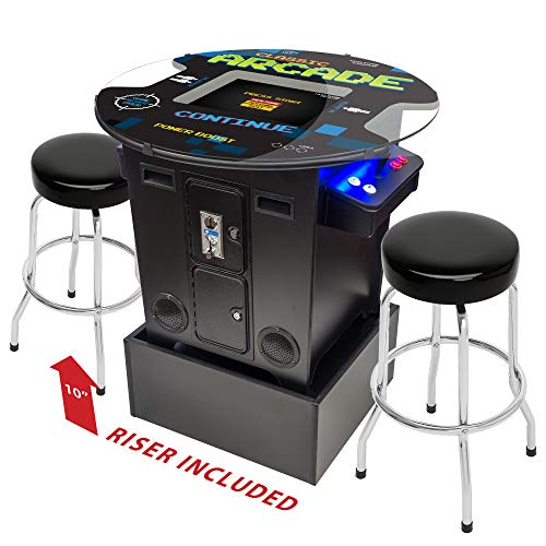 Creative Outdoor Distributor Full-Size Cocktail Arcade Machine 2 Player 412 Games 22" LCD Black