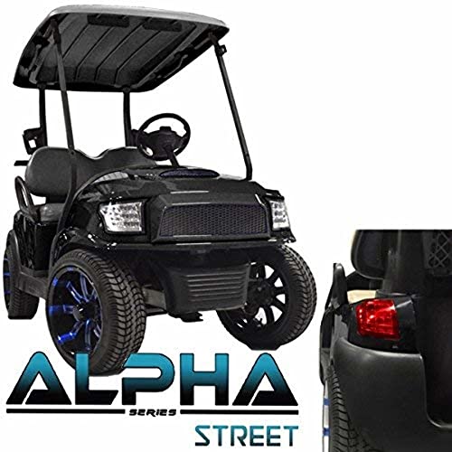 MADJAX ALPHA Golf Cart Body Kit with Ultimate Plus Light Kit Street Style Black