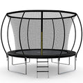 Simple Deluxe 14FT Trampoline with Safety Enclosure & Ladder Black