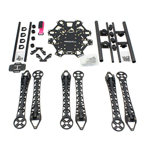 QWinOut DIY FPV Drone Hexacopter Kit with HMF S550 Frame and AT10 Transmitter