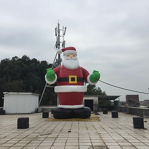 Air-Ads Supplies 13ft Inflatable Santa Claus Holiday Decoration Red Green