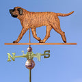Mastiff Hand Carved & Painted Weathervane 22 Inch Apricot Brindle