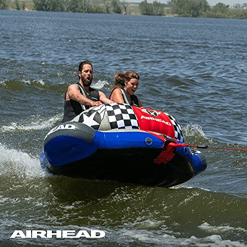AIRHEAD Chariot Warbird 2 Towable Tube Grey Blue Red