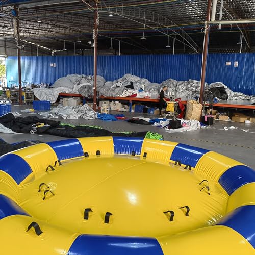 Alessia Cara Inflatable UFO Boat 8 Seats 3.5m Blue and Yellow