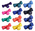 Ader Sporting Goods Neoprene Dumbbell Set 1-15LB 12 Pair