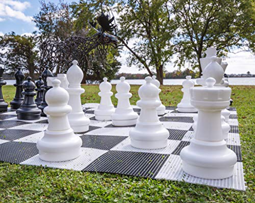 KETTLER Giant Chess Set with Game Board