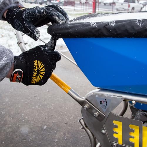 Spyker Winter Weather De-Icing Kit Ergo-Pro Spreader with Handheld Spreader Blue