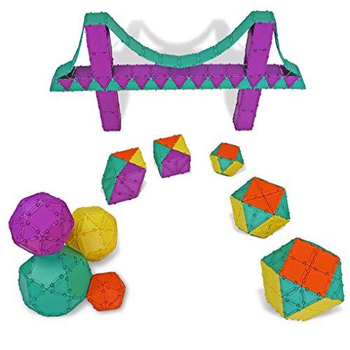 Geometiles Jumbo 3D Building Set 512-pc Math Learning USA