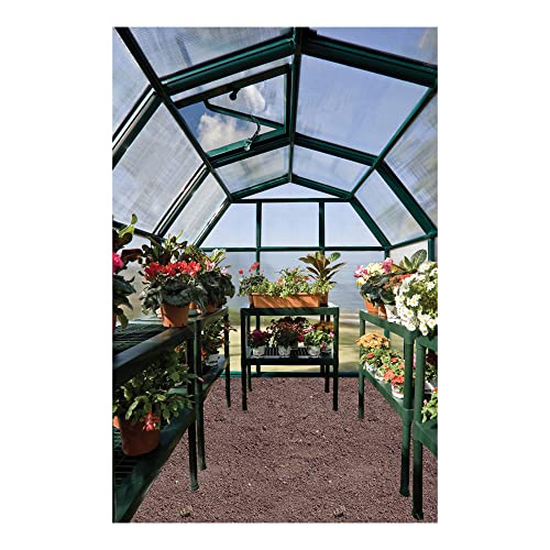 Palram Canopia Rion EcoGrow 2 Greenhouse 6x12 Ft Dark Green
